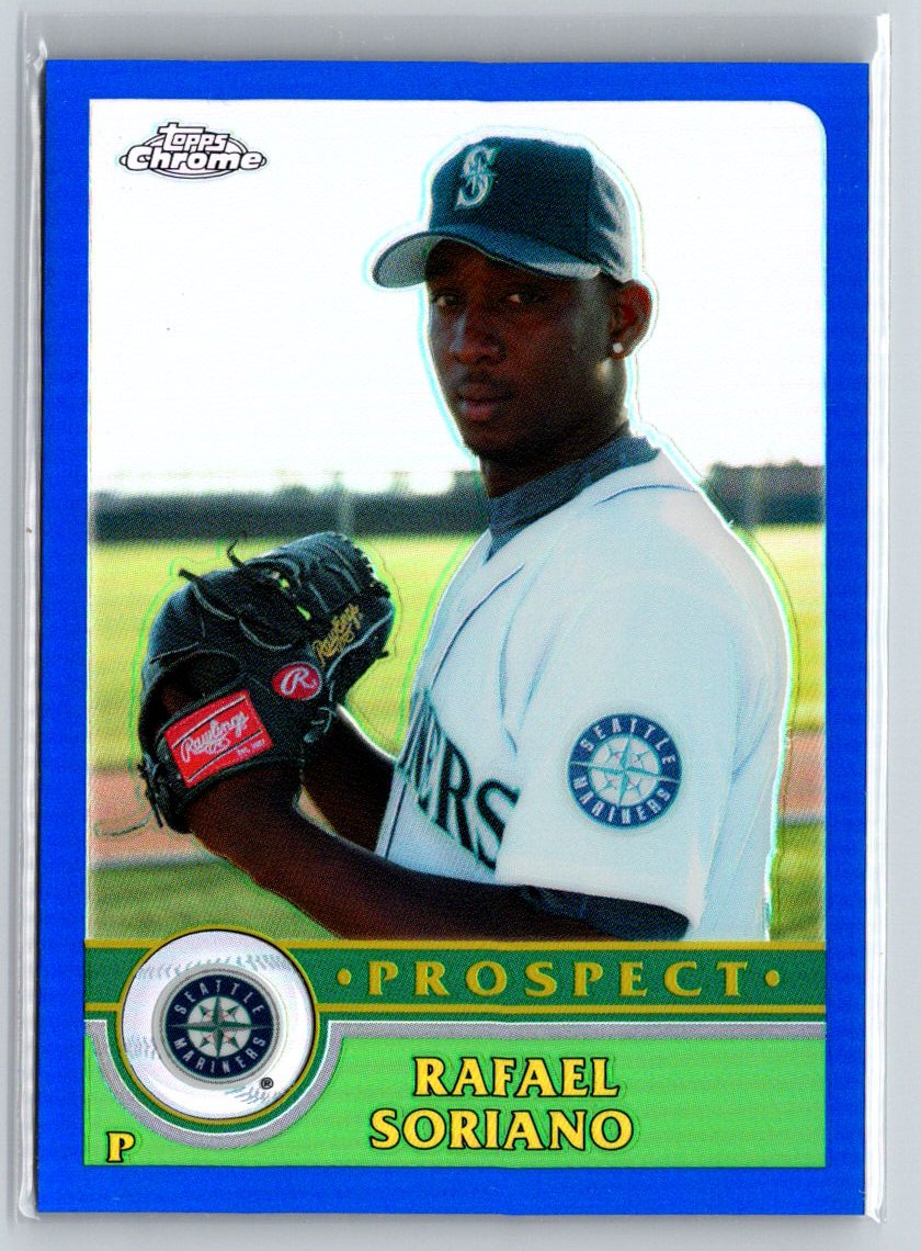 2003 Topps Traded & Rookies #T148 Rafael Soriano Chrome Refractors F2