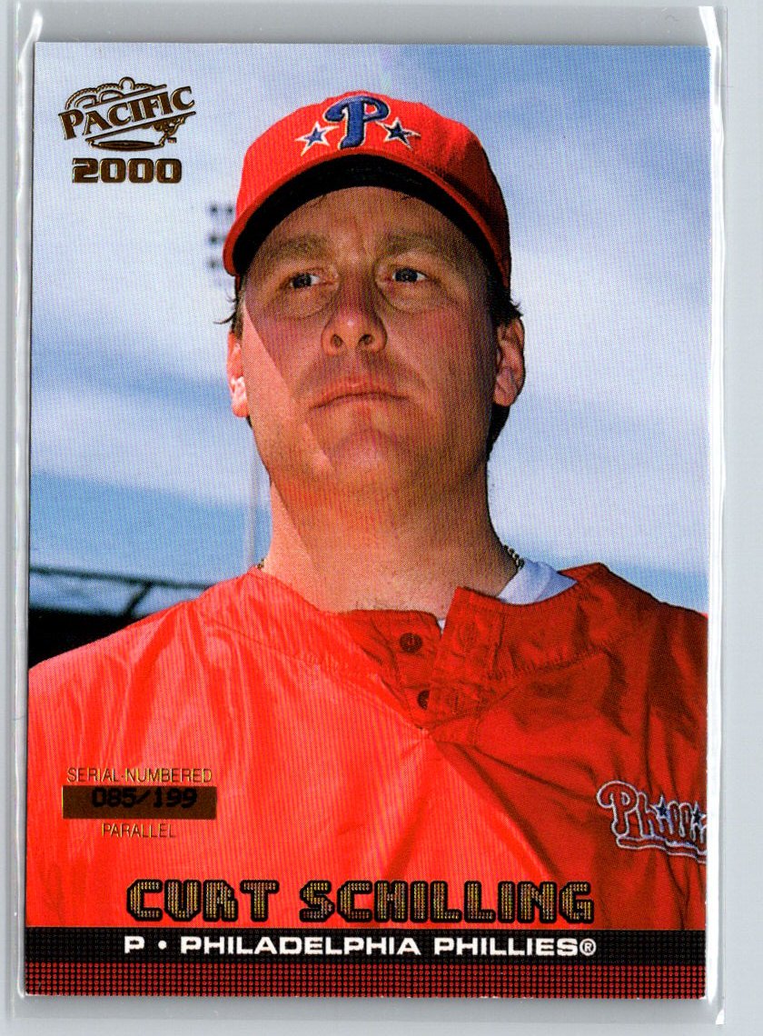2000 Pacific #332 Curt Schilling Gold #/199 F2