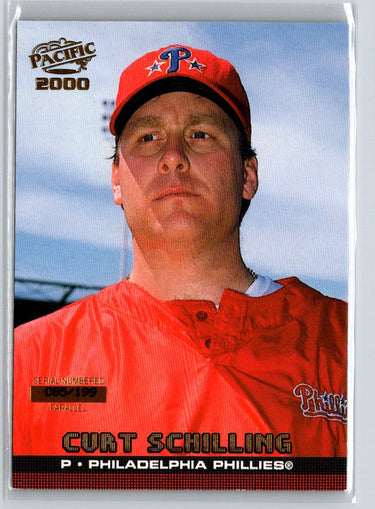 2000 Pacific #332 Curt Schilling Gold #/199 F2