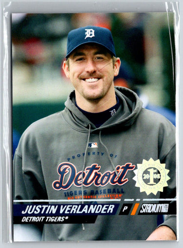 2008 Stadium Club #78 Justin Verlander First Day Issue Retail F2