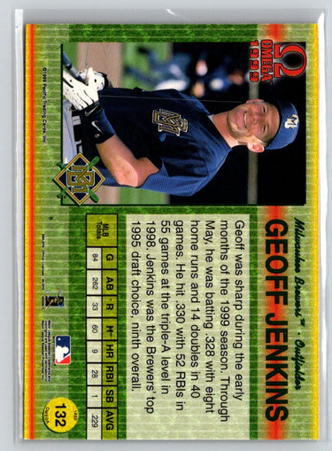 1999 Pacific Omega #132 Geoff Jenkins Copper #/99 F2