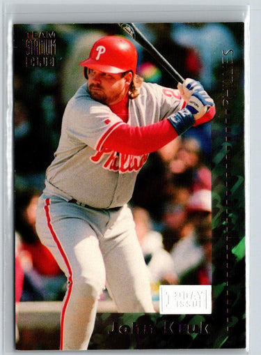 1994 Stadium Club Team #226 John Kruk First Day Issue F3