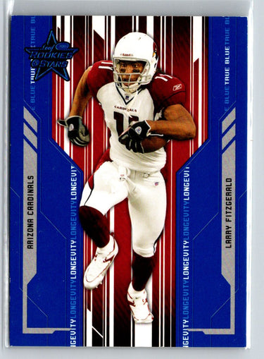 2005 Leaf Rookies & Stars Longevity #3 Larry Fitzgerald blue /99 F3