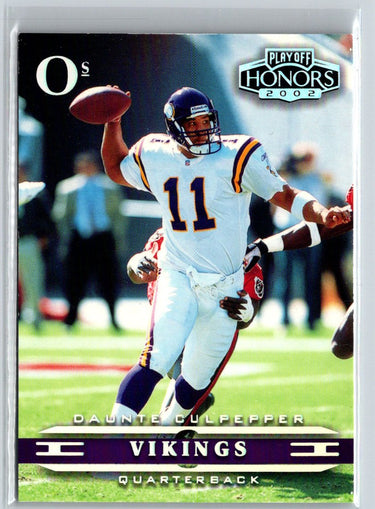 2002 Playoff Honors #53 Daunte Culpepper O's #/100 F3