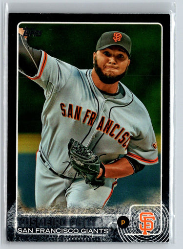 2015 Topps #517 Yusmeiro Petit Black #/64 F4