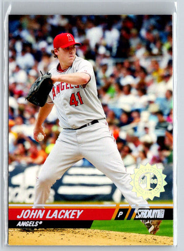 2008 Stadium Club #48 John Lackey First Day Issue Retail F4