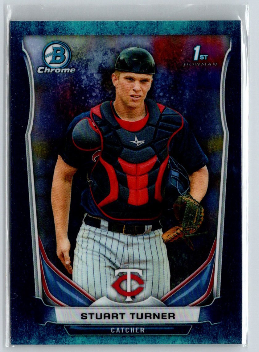 2014 Bowman Chrome #BCP84 Stuart Turner Prospects Bubble Refractors #/99 F4