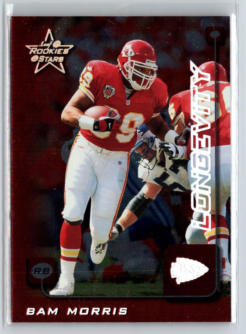1999 Leaf Rookies & Stars #97 Bam Morris Longevity #/50 F5