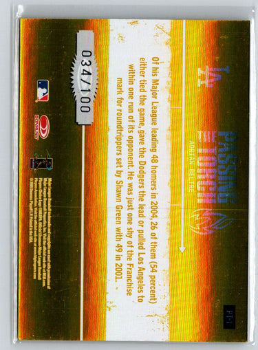 2005 Donruss Elite #PT-1 Adrian Beltre Passing the Torch Gold #/100 F5