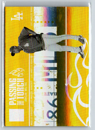 2005 Donruss Elite #PT-1 Adrian Beltre Passing the Torch Gold #/100 F5