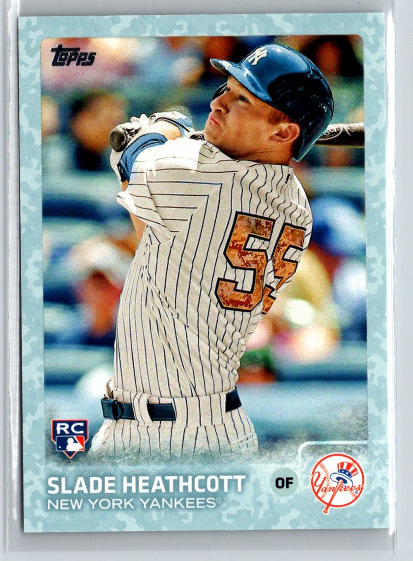 2015 Topps Update #US160 Slade Heathcott Snow Camo #/99 F6