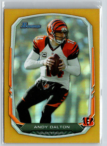 2013 Bowman #72 Andy Dalton Rainbow Gold #/75 F6