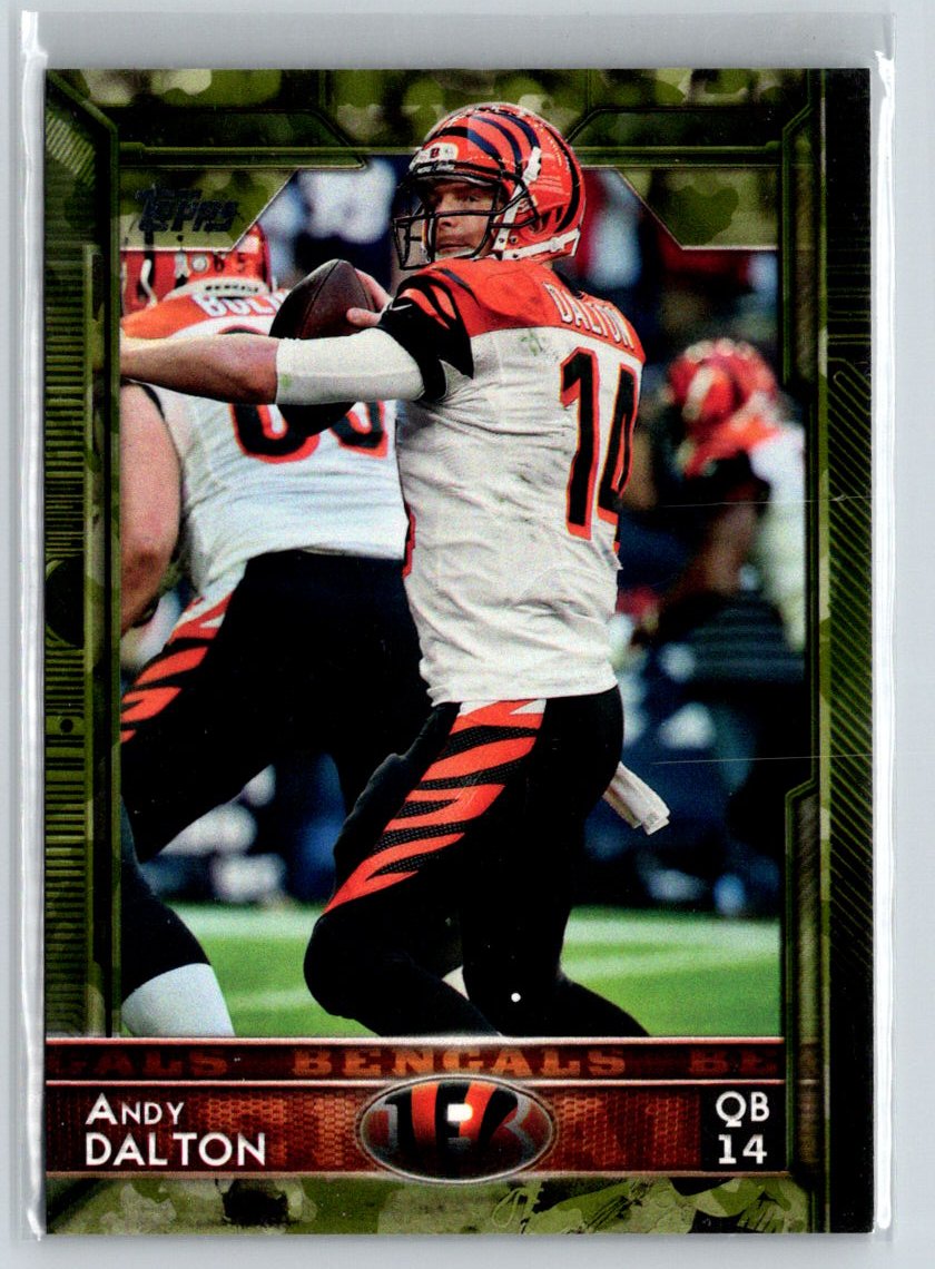 2015 Topps #47 Andy Dalton Camo #/399 F6