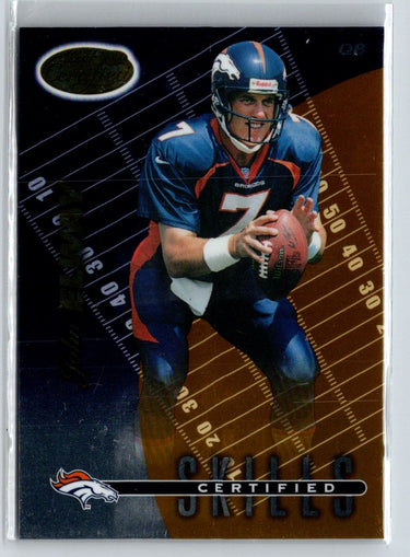 2000 Leaf Certified #CS 6 John Elway / Brian Griese Certified Skills F6