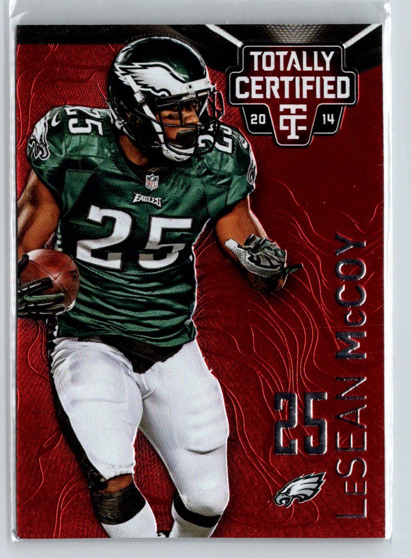 2014 Panini Totally Certified #71 LeSean McCoy Platinum Red #/100 F6
