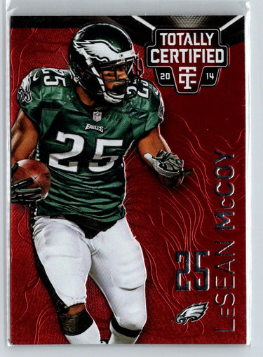 2014 Panini Totally Certified #71 LeSean McCoy Platinum Red #/100 F6