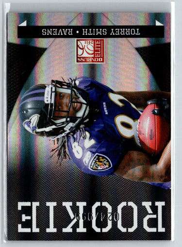 2011 Donruss Elite #197 Torrey Smith #/999 F6
