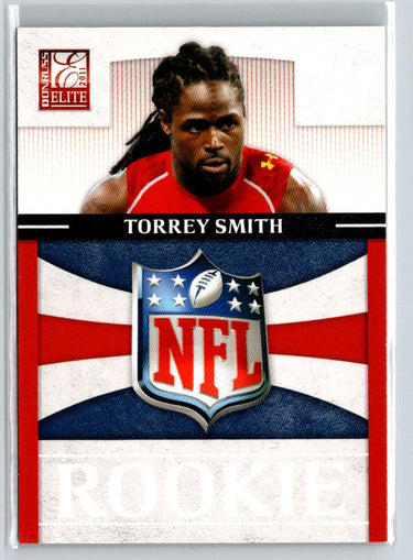 2011 Donruss Elite #10 Torrey Smith Rookie NFL Shield #/999 F6