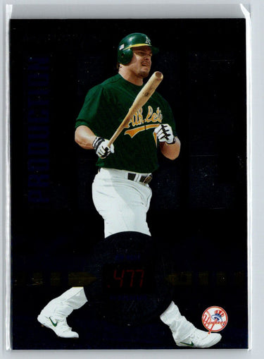 2002 Donruss #PL-2 Jason Giambi Production Line #/477 F6