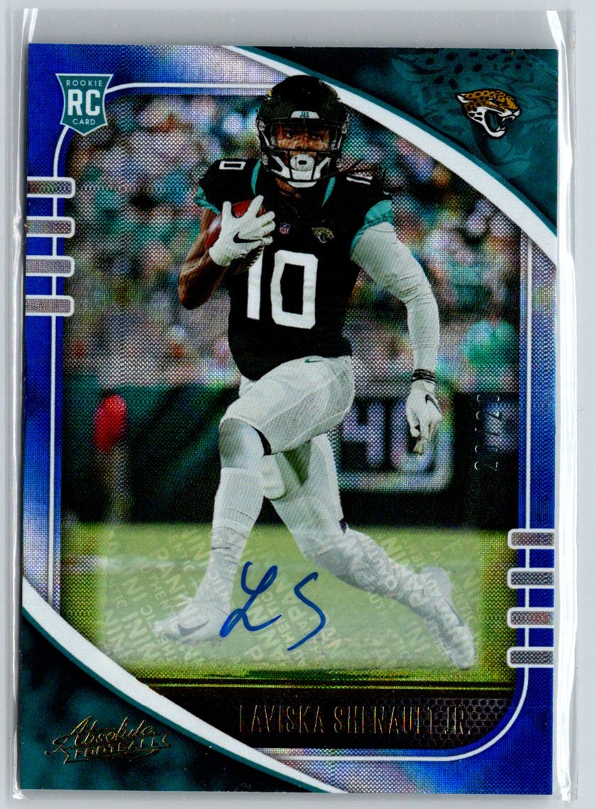 2020 Panini Absolute Laviska Shenault Jr. Signature Rookies Blue Diamonds /20 F7