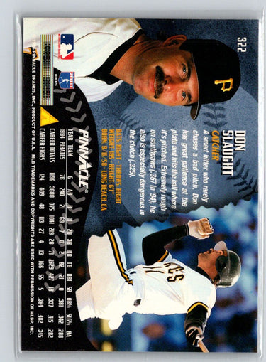 1995 Pinnacle #322 Don Slaught Artist's Proofs F7