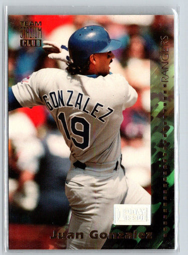 1994 Stadium Club Team #241 Juan Gonzalez First Day Issue F7