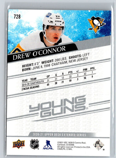 2020-21 Upper Deck #728 Drew O'Connor French F7