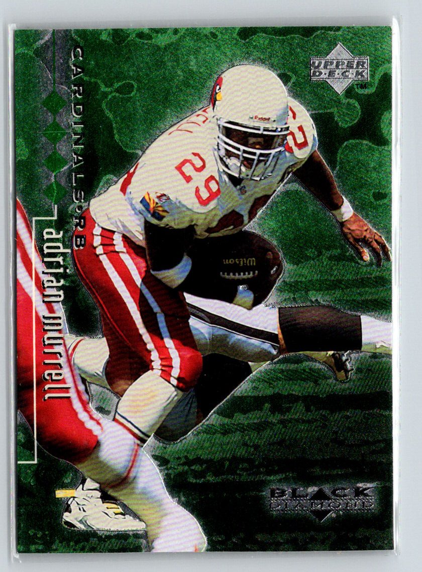 1998 Upper Deck Black Diamond Rookie #2 Adrian Murrell Quadruple #/150 F8