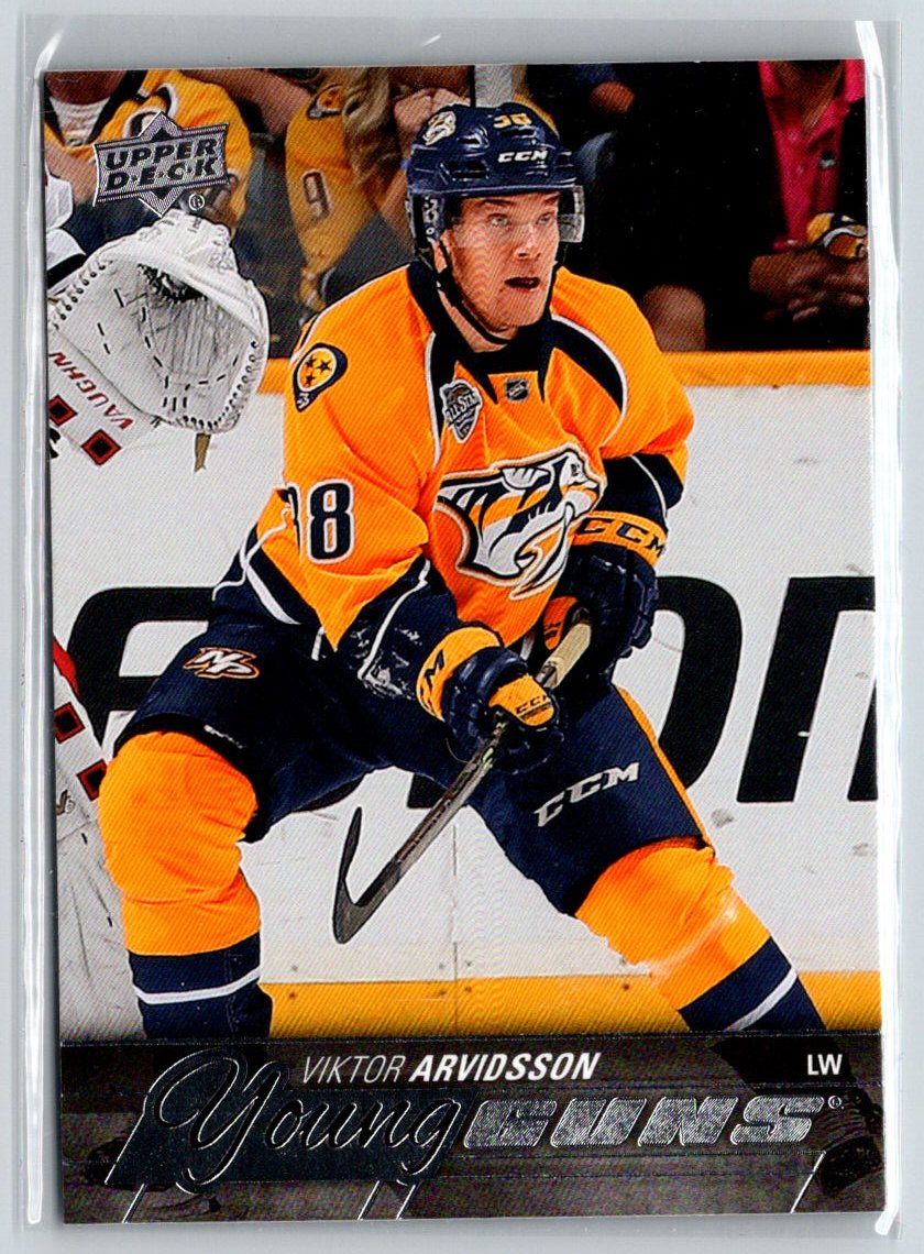 2015-16 Upper Deck #222 Viktor Arvidsson F8