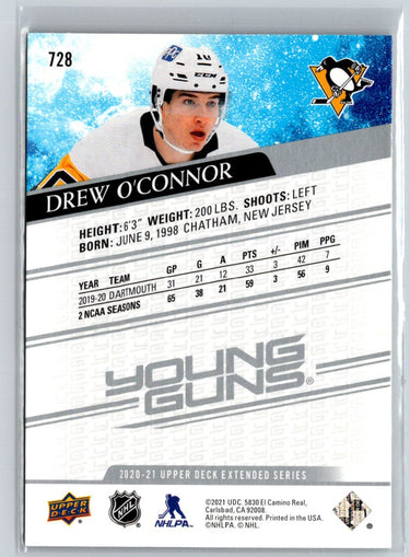 2020-21 Upper Deck #728 Drew O'Connor French F9