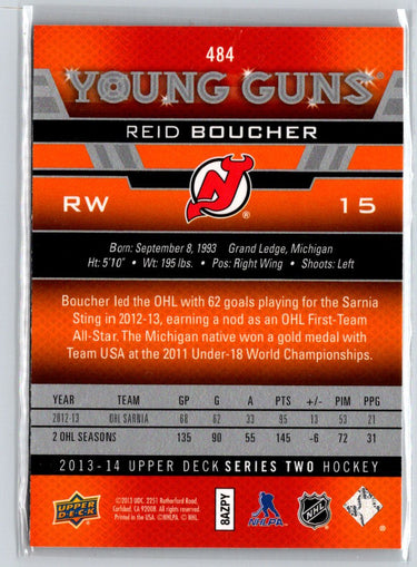 2013-14 Upper Deck #484 Reid Boucher F9