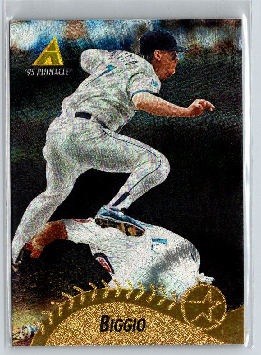 1995 Pinnacle #266 Craig Biggio Museum Collection F9