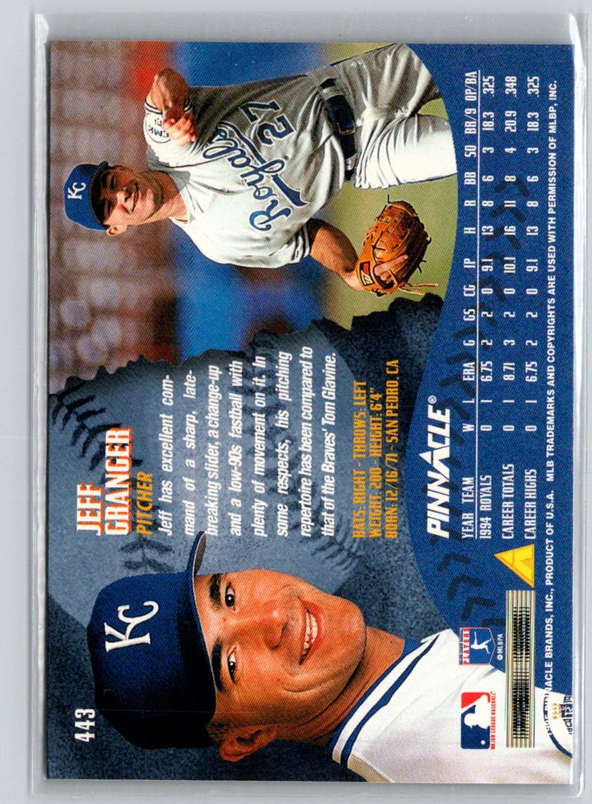1995 Pinnacle #443 Jeff Granger Artist's Proofs F9