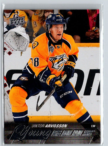 2015-16 Upper Deck #222 Viktor Arvidsson F9