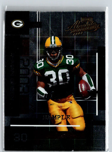 2003 Playoff Absolute Memorabilia #72 Ahman Green Samples F10