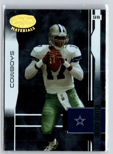 2003 Leaf Certified Materials #35 Quincy Carter Samples F10