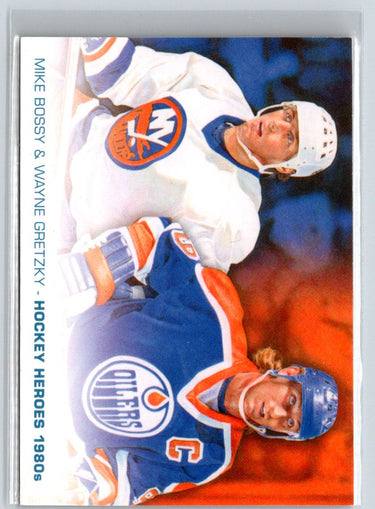 2013-14 Upper Deck #HH52 Mike Bossy / Wayne Gretzky SP Hockey Heroes: 1980s F10