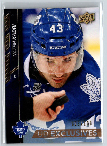 2015-16 Upper Deck #176 Nazem Kadri UD Exclusives #/100 F10
