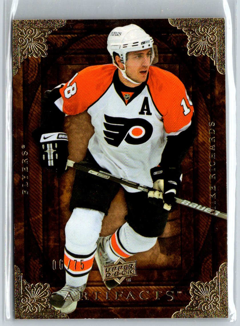 2008-09 Upper Deck Artifacts #29 Mike Richards Gold #/75 F10