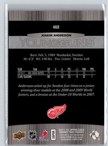 2011-12 Upper Deck #469 Joakim Andersson F10