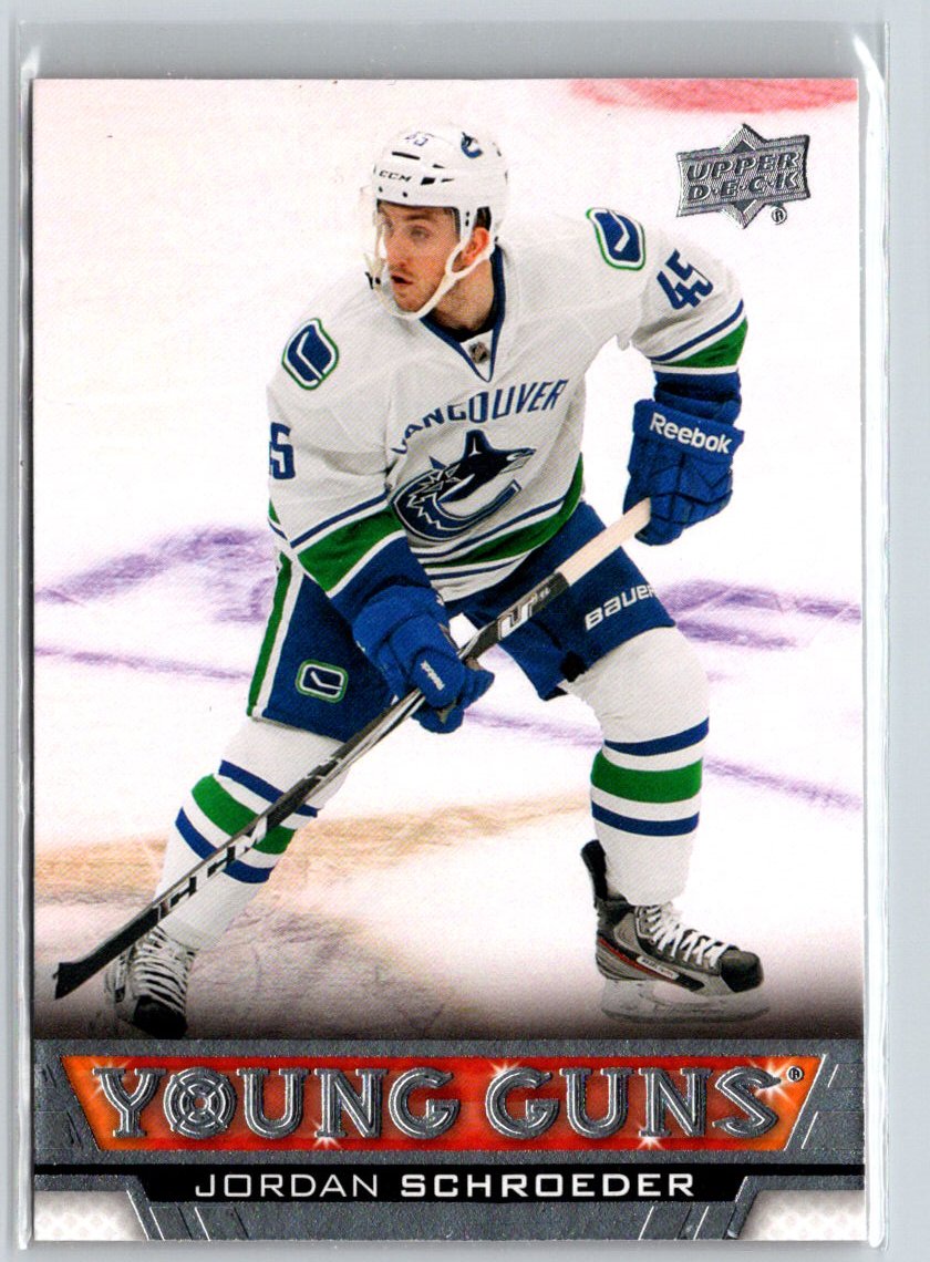 2013-14 Upper Deck #495 Jordan Schroeder F10