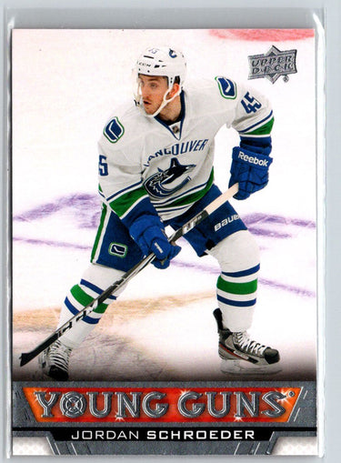 2013-14 Upper Deck #495 Jordan Schroeder F10