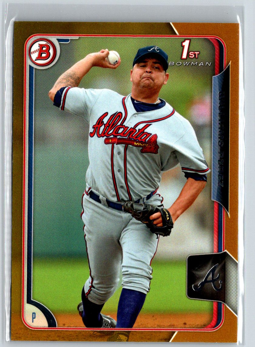 2015 Bowman - Prospects Gold #BP22 Williams Perez #/50 F10