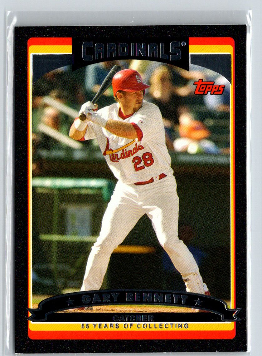 2006 Topps Updates & Highlights #UH102 Gary Bennett Black #/55 F11