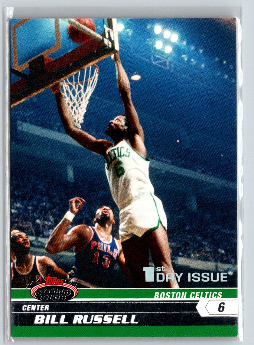 2007-08 Stadium Club #88 Bill Russell 1st Day Issue #/1999 F11