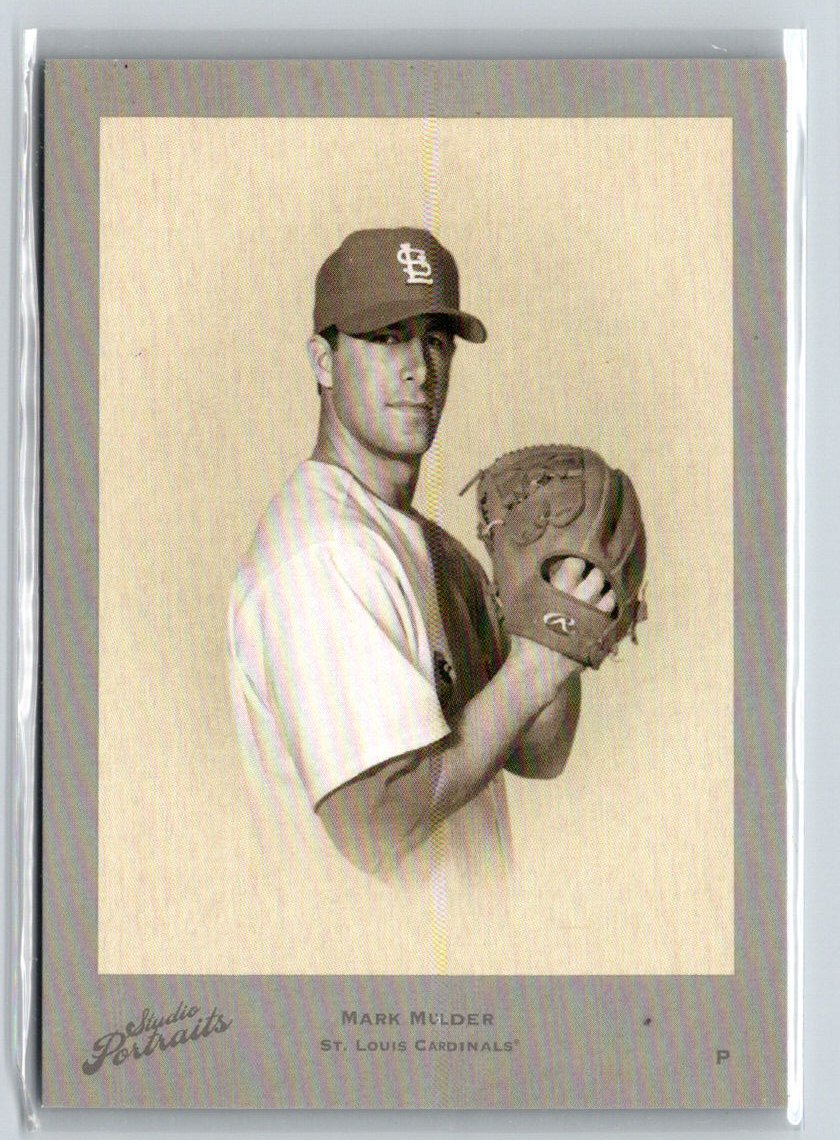 2005 Donruss Studio #SP-20 Mark Mulder Portraits Certified B/W #/25 F11