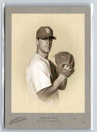 2005 Donruss Studio #SP-20 Mark Mulder Portraits Certified B/W #/25 F11