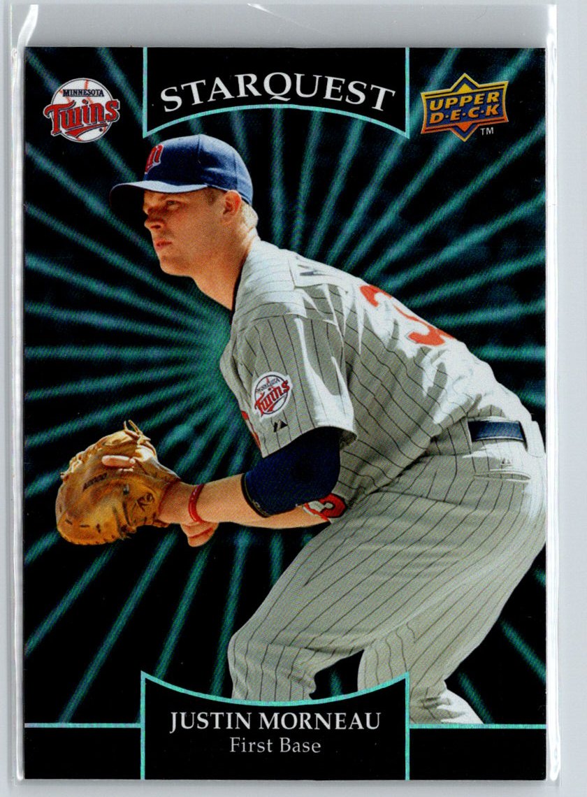 2009 Upper Deck #SQ-47 Justin Morneau StarQuest Black Ultra Rare F11