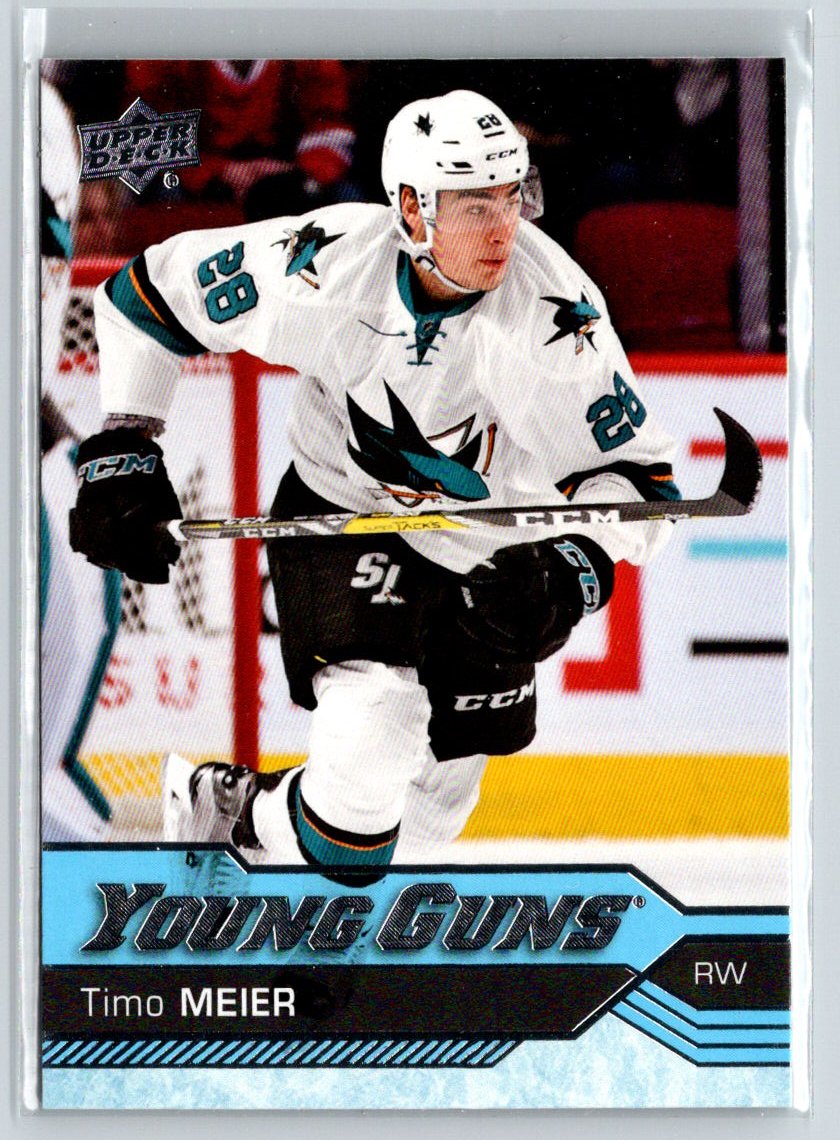 2016-17 Upper Deck #479 Timo Meier F12