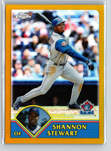 2003 Topps Chrome #59 Shannon Stewart Gold Refractors #/449 F12